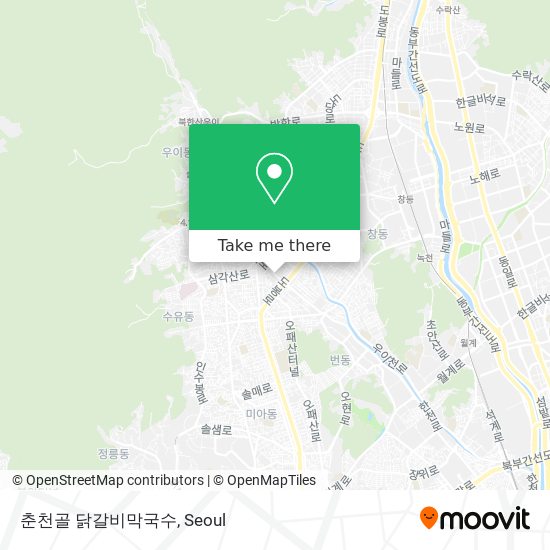 춘천골 닭갈비막국수 map