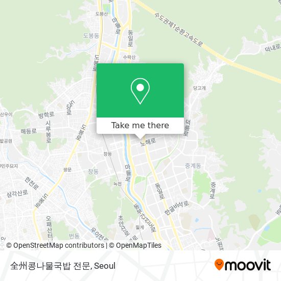 全州콩나물국밥 전문 map