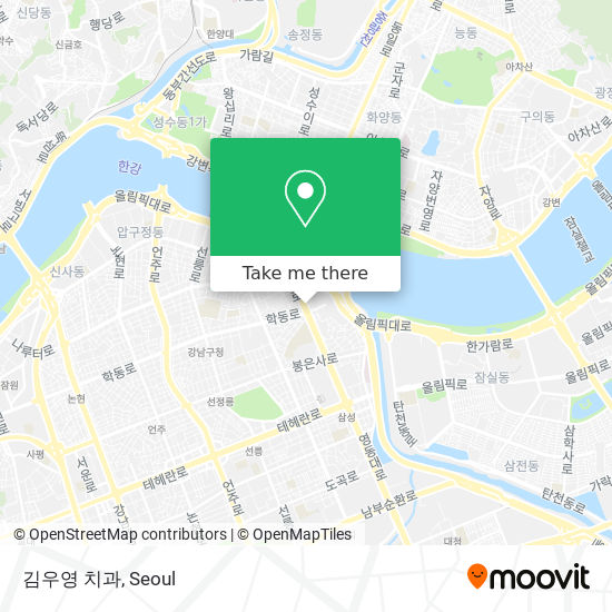 김우영 치과 map