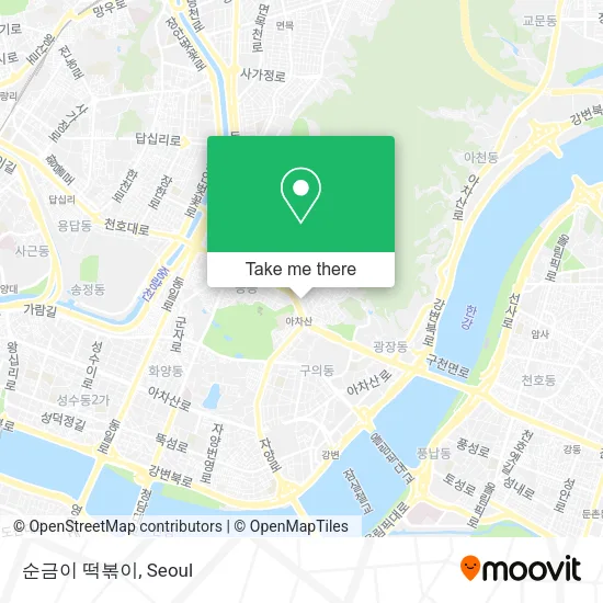 순금이 떡볶이 map