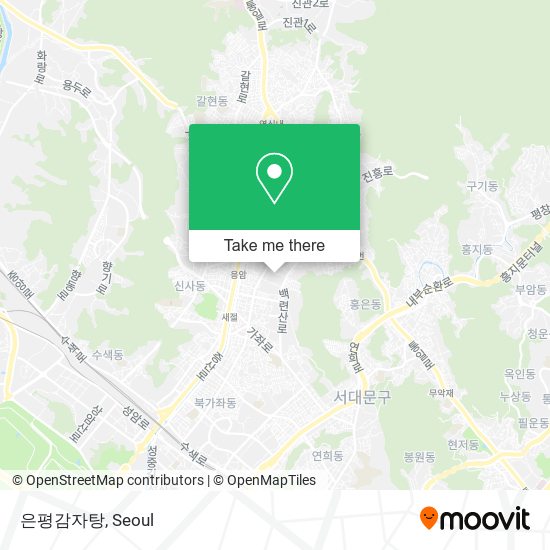 은평감자탕 map