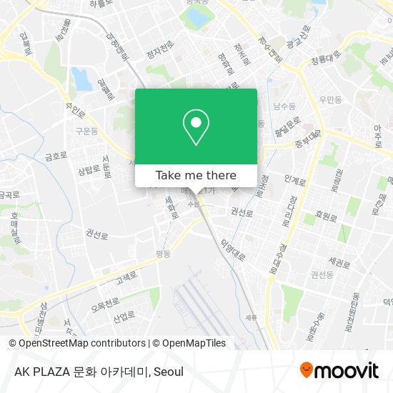 AK PLAZA 문화 아카데미 map