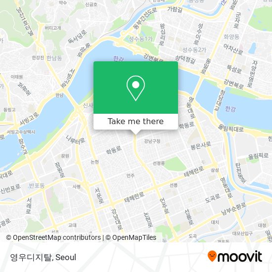 영우디지탈 map