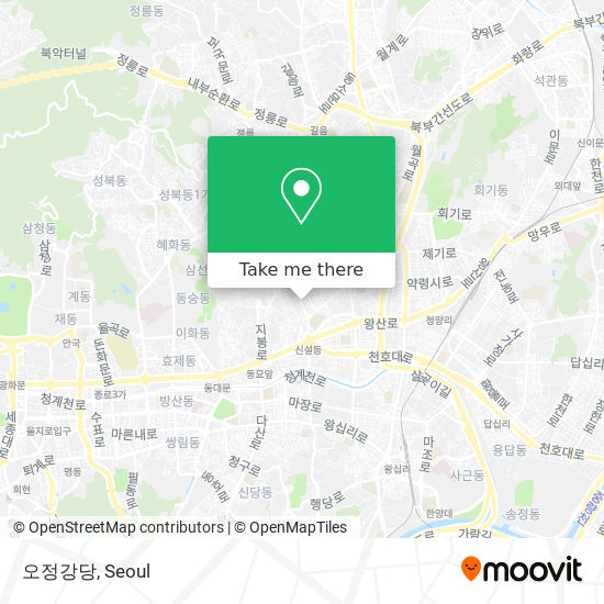 오정강당 map