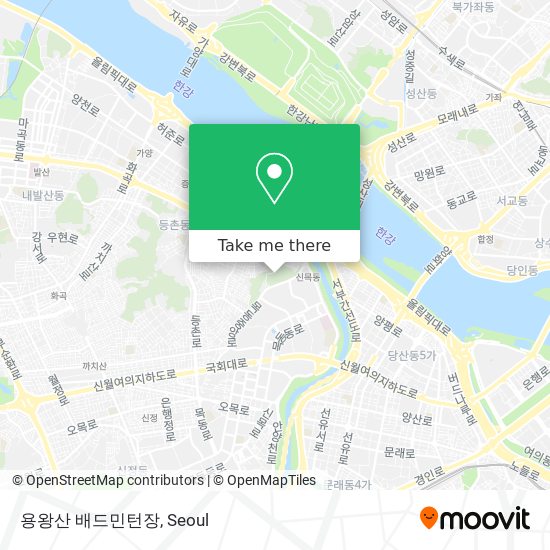 용왕산 배드민턴장 map