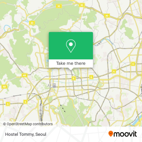 Hostel Tommy map