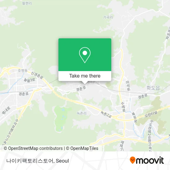 나이키팩토리스토어 map