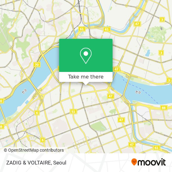 ZADIG & VOLTAIRE map