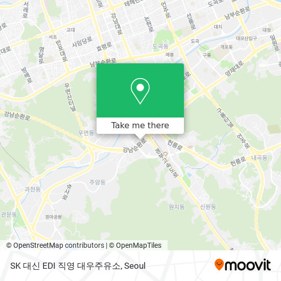 SK 대신 EDI 직영 대우주유소 map