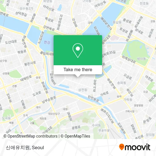 신애유치원 map