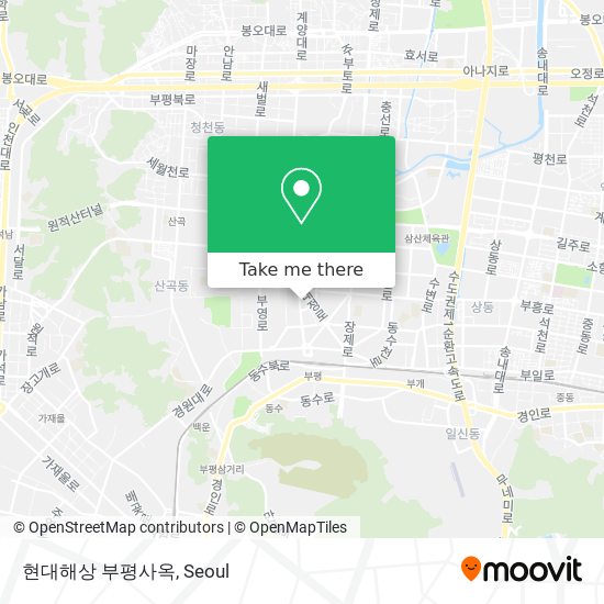 현대해상 부평사옥 map