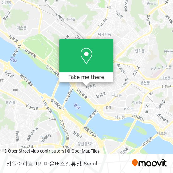 성원아파트 9번 마을버스정류장 map