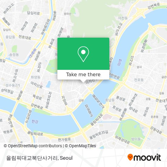 올림픽대교북단사거리 map