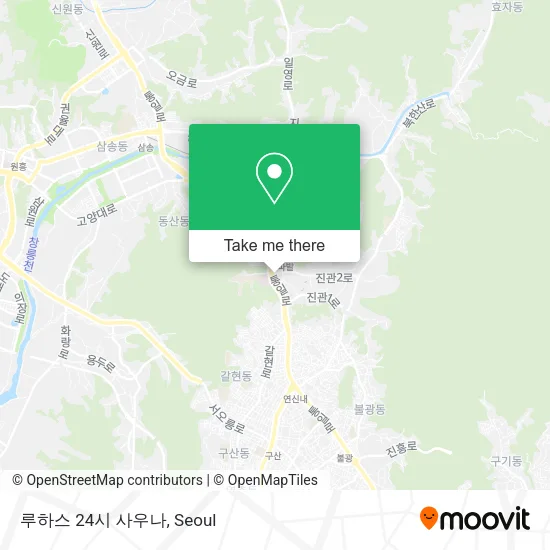 루하스 24시 사우나 map