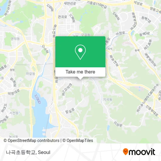 나곡초등학교 map