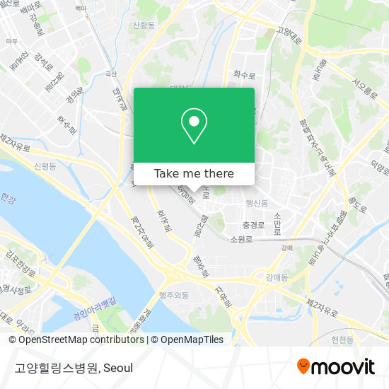 고양힐링스병원 map