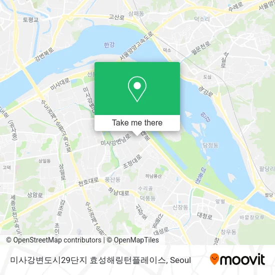 미사강변도시29단지 효성해링턴플레이스 map