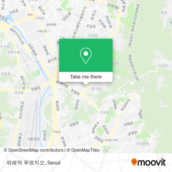 위례역 푸르지오 map