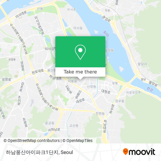 하남풍산아이파크1단지 map