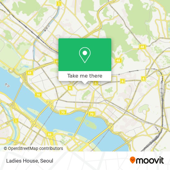 Ladies House map