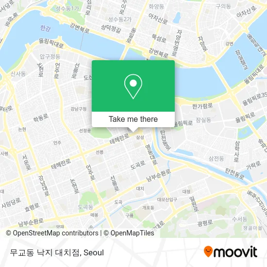 무교동 낙지 대치점 map