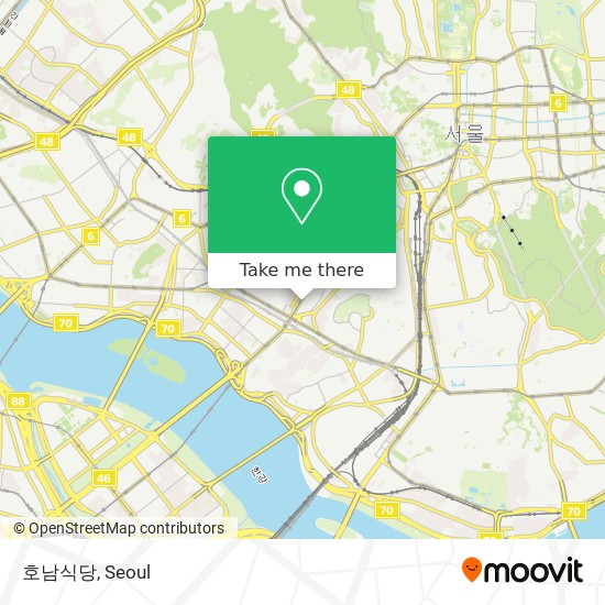 호남식당 map