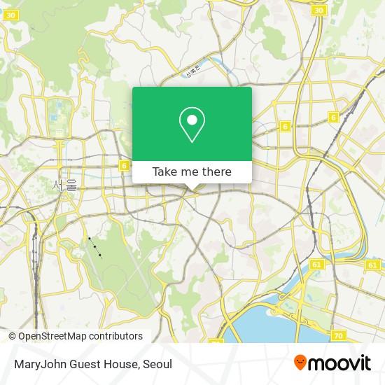 MaryJohn Guest House map