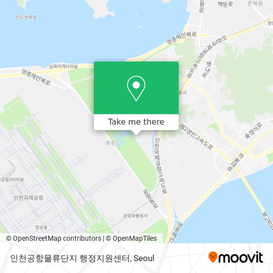 인천공항물류단지 행정지원센터 map