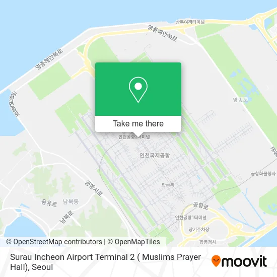 Surau Incheon Airport Terminal 2 ( Muslims Prayer Hall) map