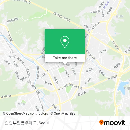 안양부림동우체국 map