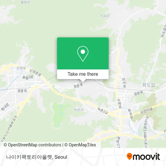 나이키팩토리아울렛 map