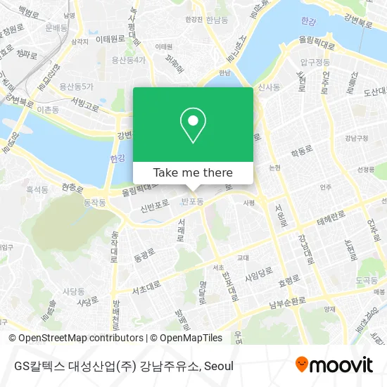 GS칼텍스 대성산업(주) 강남주유소 map