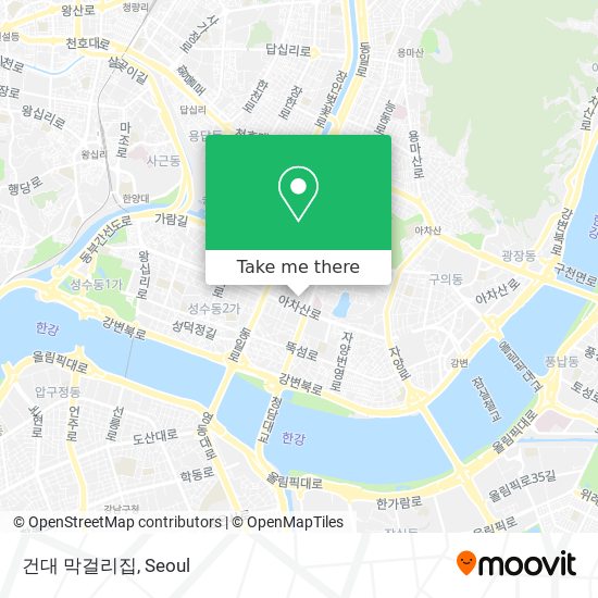 건대 막걸리집 map