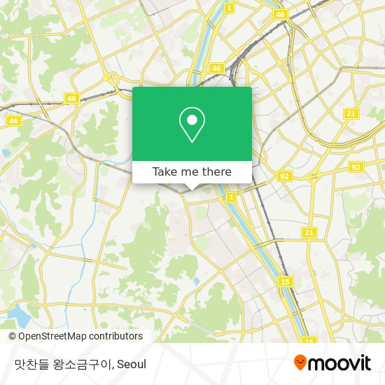 맛찬들 왕소금구이 map