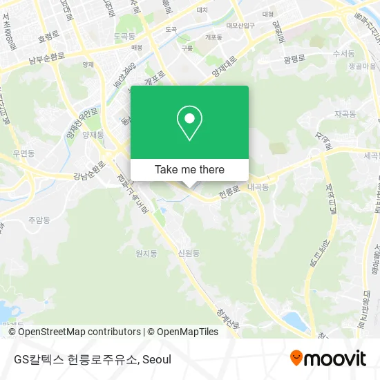 GS칼텍스 헌릉로주유소 map