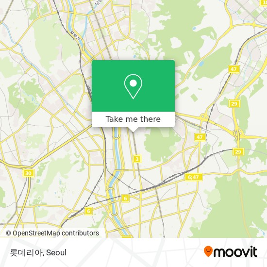 롯데리아 map