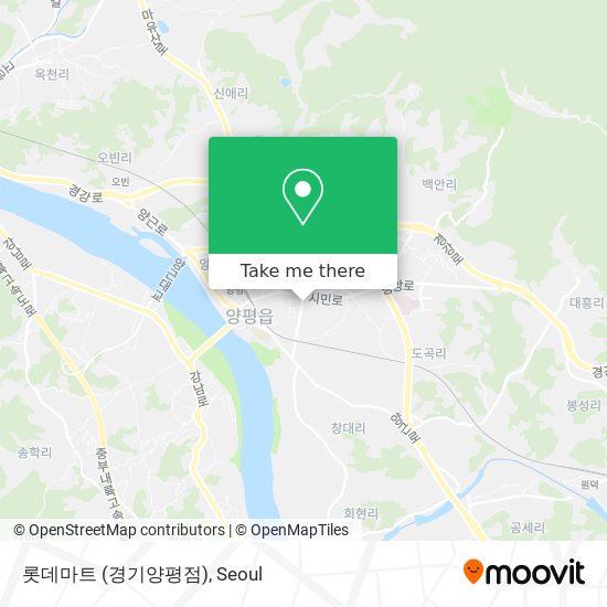 롯데마트 (경기양평점) map