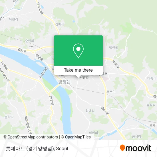 롯데마트 (경기양평점) map