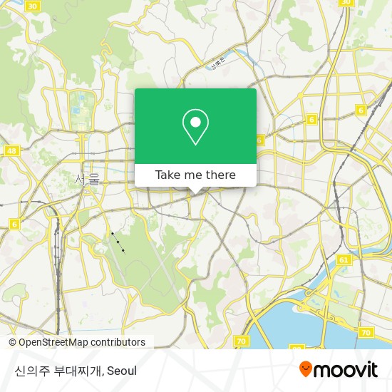 신의주 부대찌개 map