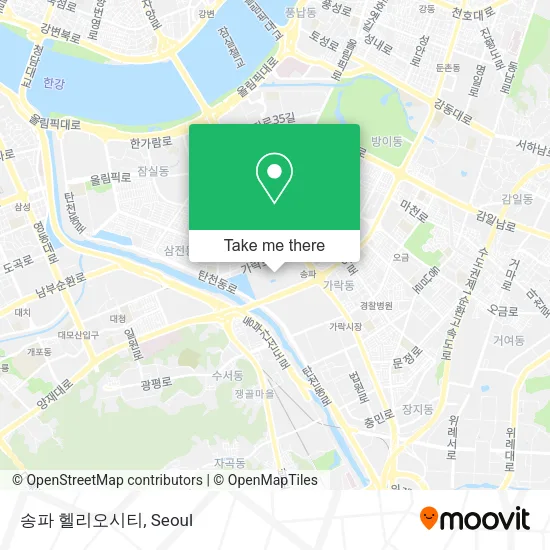 송파 헬리오시티 map