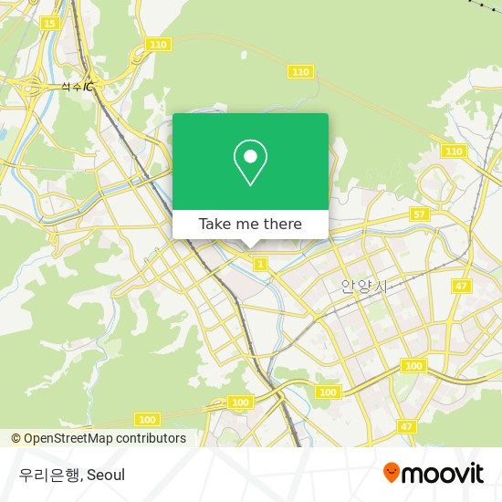 우리은행 map