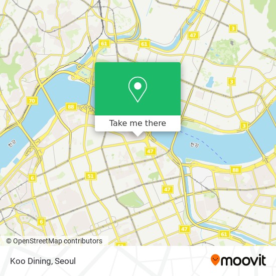 Koo Dining map