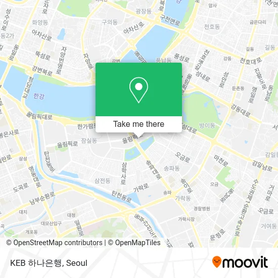 KEB 하나은행 map