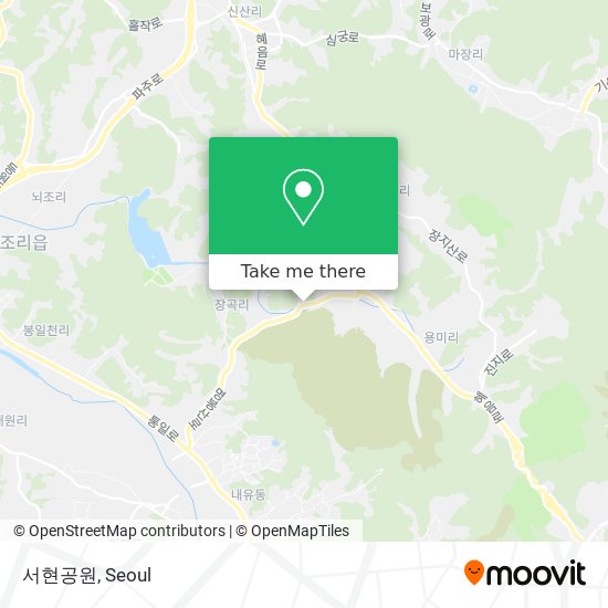 서현공원 map