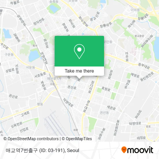 매교역7번출구 (ID: 03-191) map