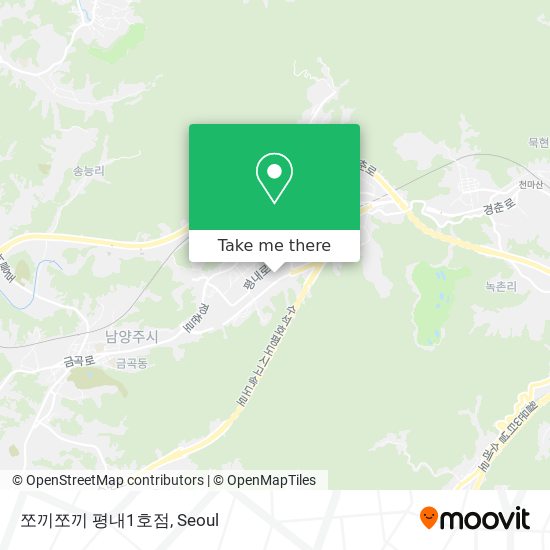 쪼끼쪼끼 평내1호점 map