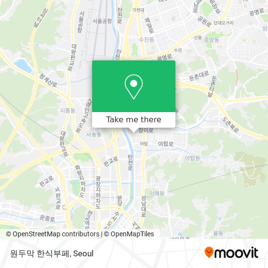원두막 한식부페 map