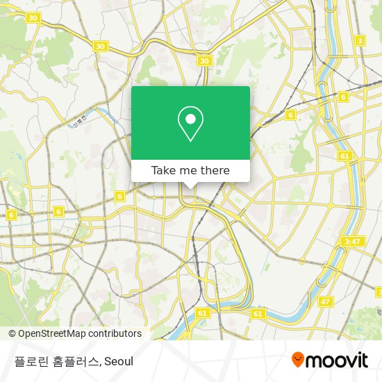 플로린 홈플러스 map