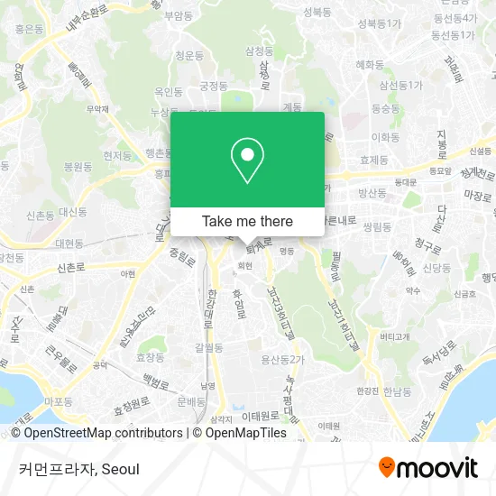커먼프라자 map