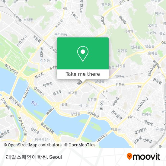 레알스페인어학원 map